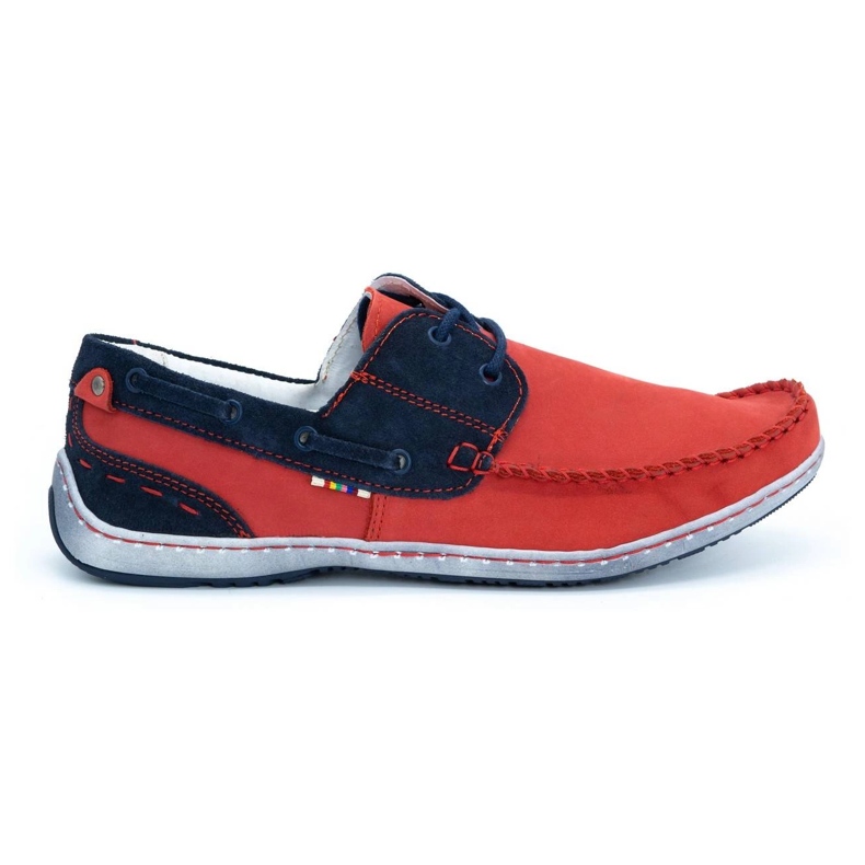 KOMODO Men's shoes moccasins 902 red