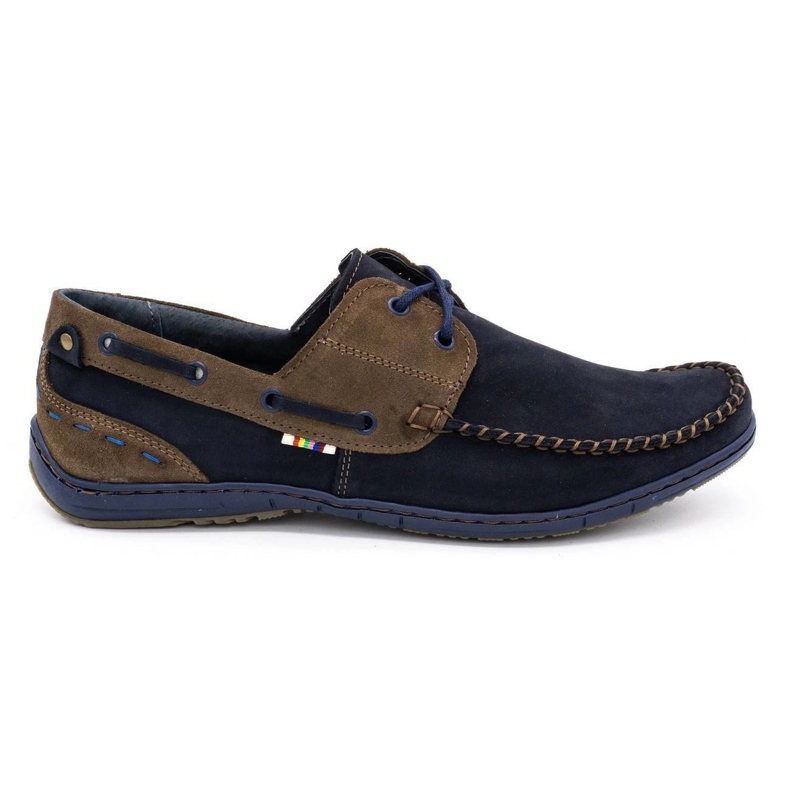 KOMODO Men's shoes moccasins 902 navy blue KOMODO Men's shoes moccasins 902 navy blue