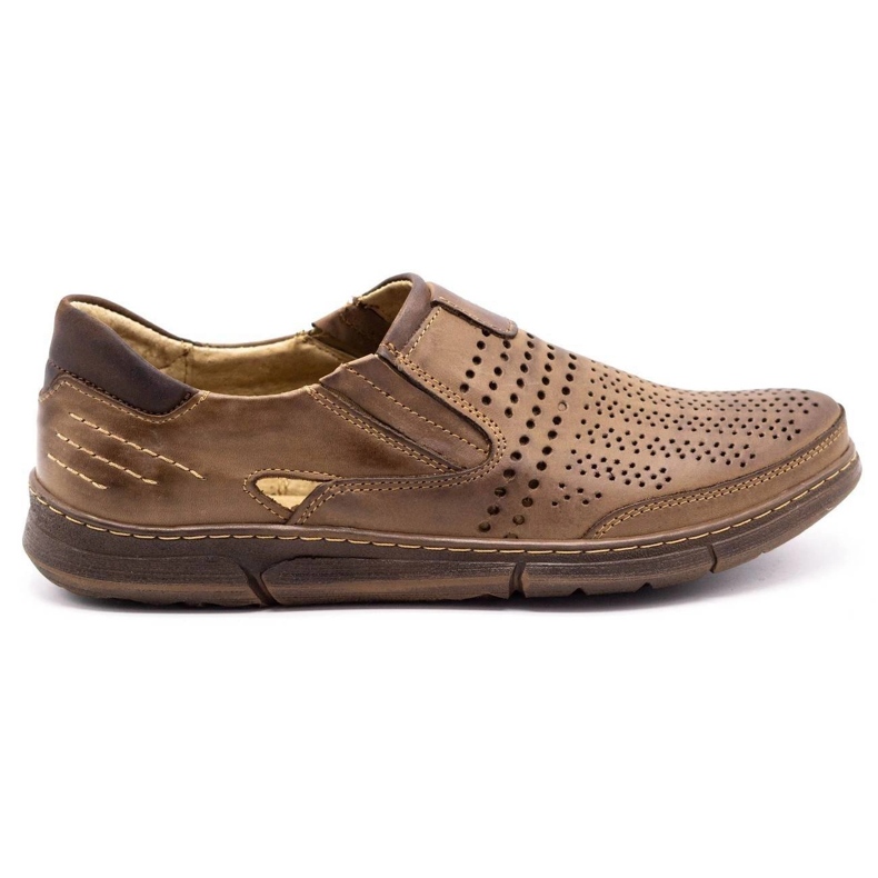 Polbut Men's summer shoes J51 brown Polbut Men's summer shoes J51 brown