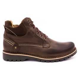 KOMODO Men's shoes insulated snow boots 885 brown KOMODO Men's shoes insulated snow boots 885 brown