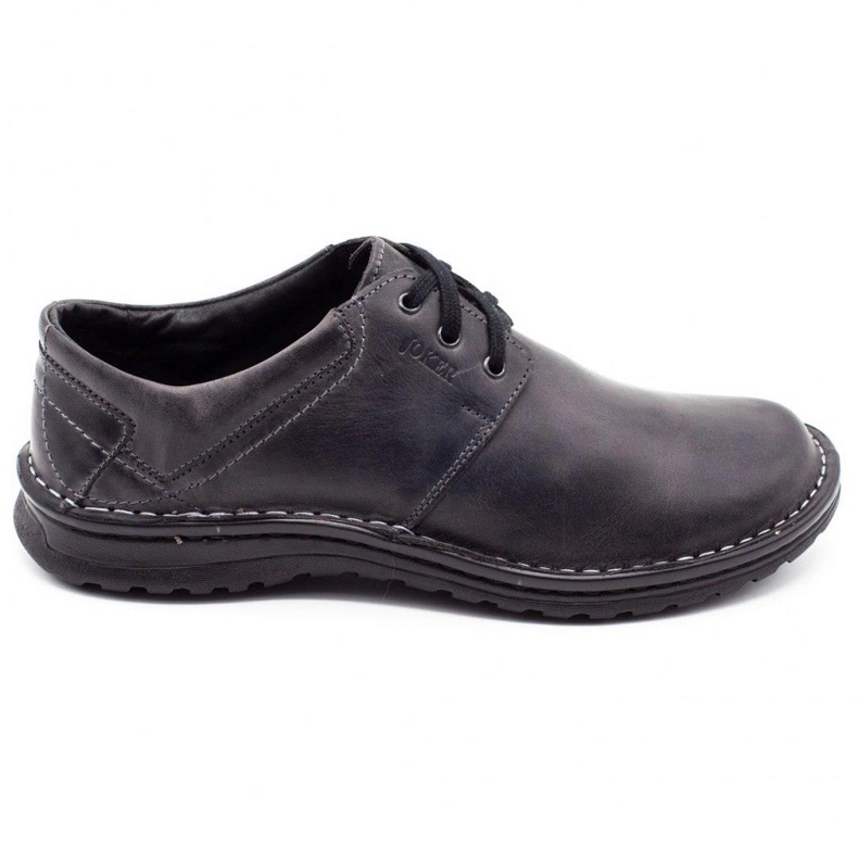 Joker Men's leather shoes 229 gray grey