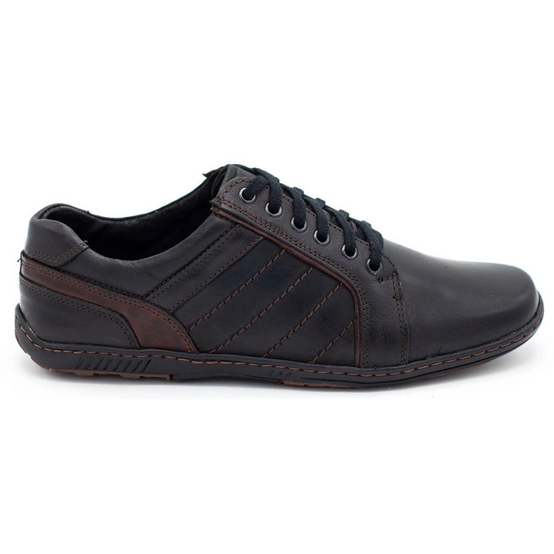 Mario Pala Men's leather shoes 616 black