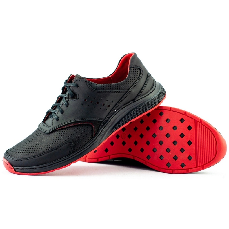 Polbut Black men's sports shoes J72