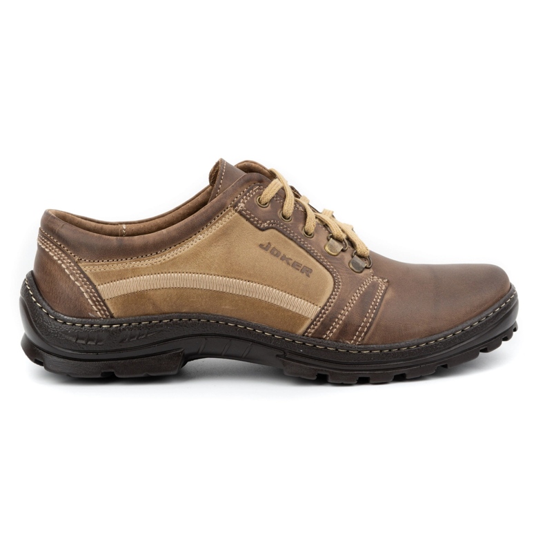 Joker Men's trekking shoes 192 brown beige Joker Men's trekking shoes 192 brown beige