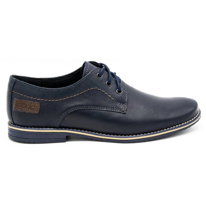 Mario Pala Men's formal shoes 870 navy blue