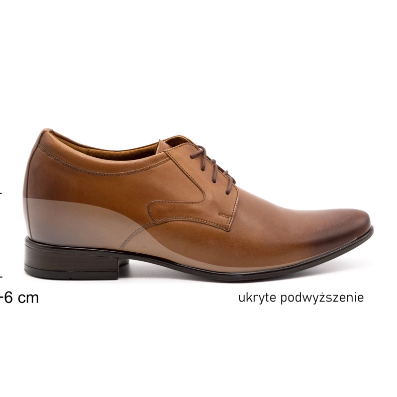 Olivier Men's formal shoes P11 increasing brown Olivier Men's formal shoes P11 increasing brown