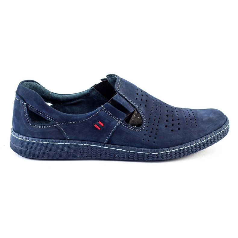 KOMODO Men's shoes slip 864 navy blue