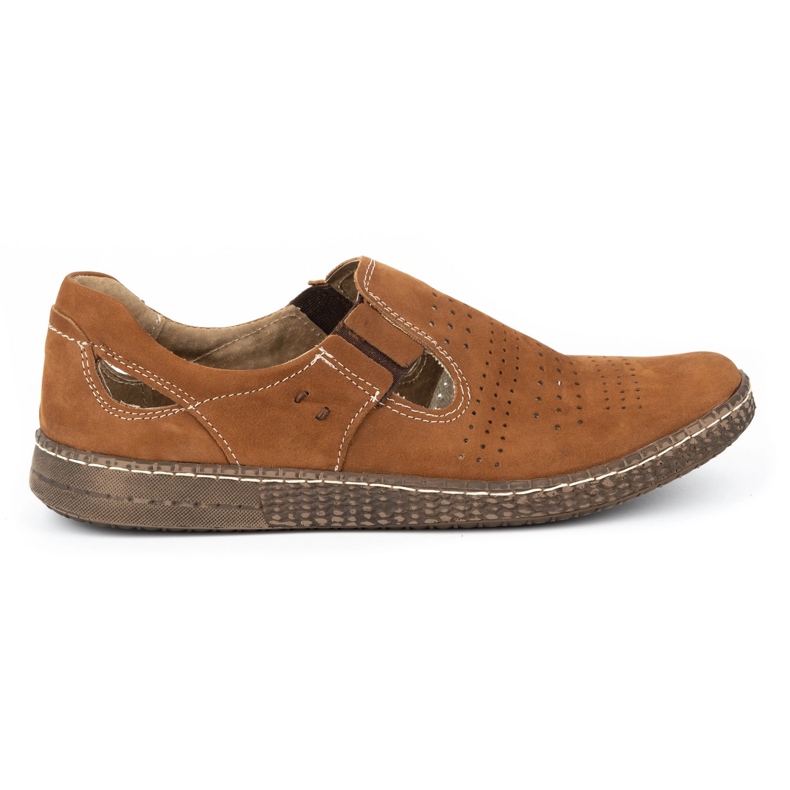 KOMODO Men's slip on shoes 864 red multicolored
