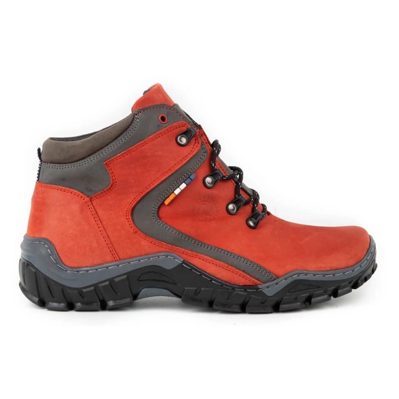 Olivier Men's winter shoes 129 Red