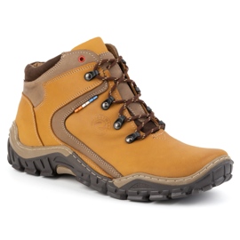 Olivier Men's winter shoes 129 Yellow