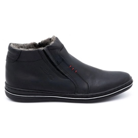 Polbut Black men's winter boots 381