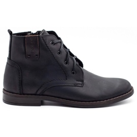 Polbut Black men's winter boots c20