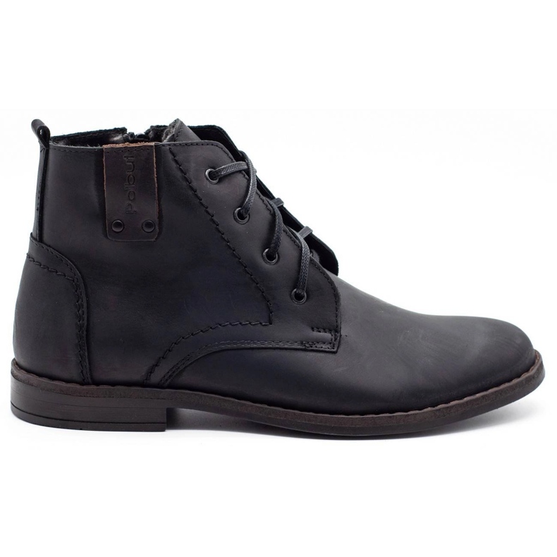 Polbut Black men's winter boots c20