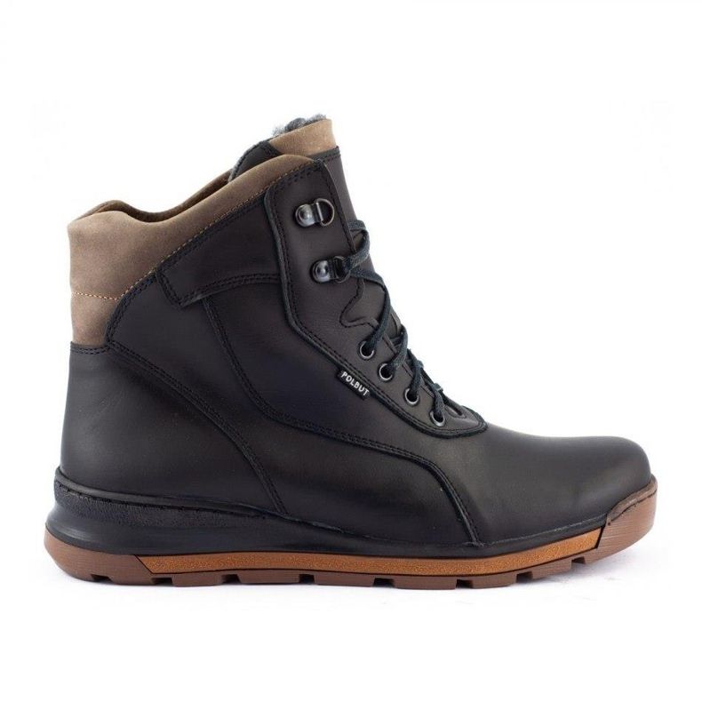 Polbut Men's winter shoes J63s black Polbut Men's winter shoes J63s black