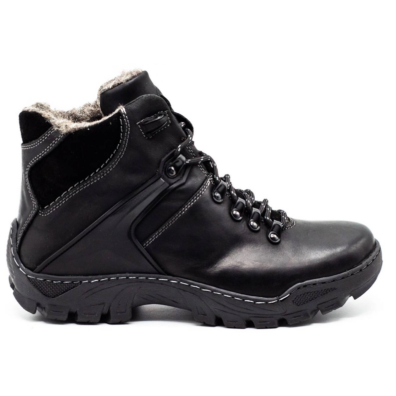 KENT Men's winter shoes Snow boots 119, trekking black