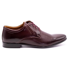 Men s burgundy formal shoes Olivier Buty Modne