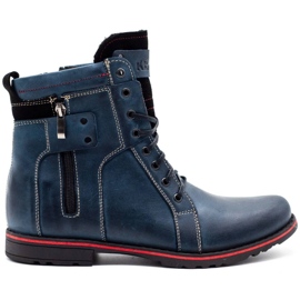 KENT Men's winter shoes 237 navy blue