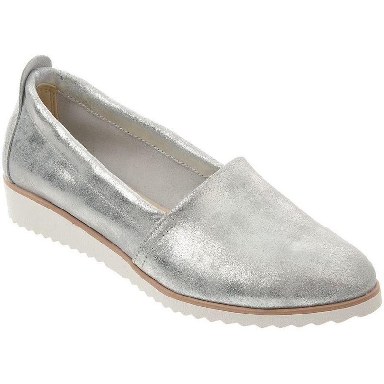 Olivier Women's silver lords ballerinas