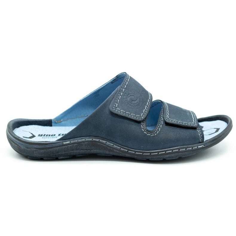 Men's slippers 048 Blue navy blue