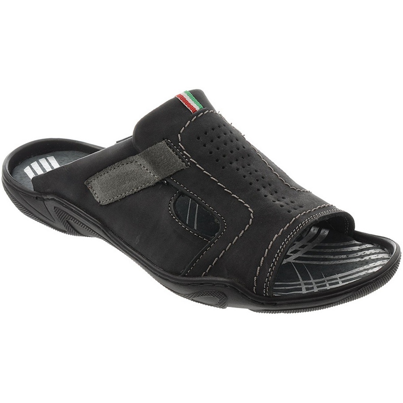 Black men's slippers 307