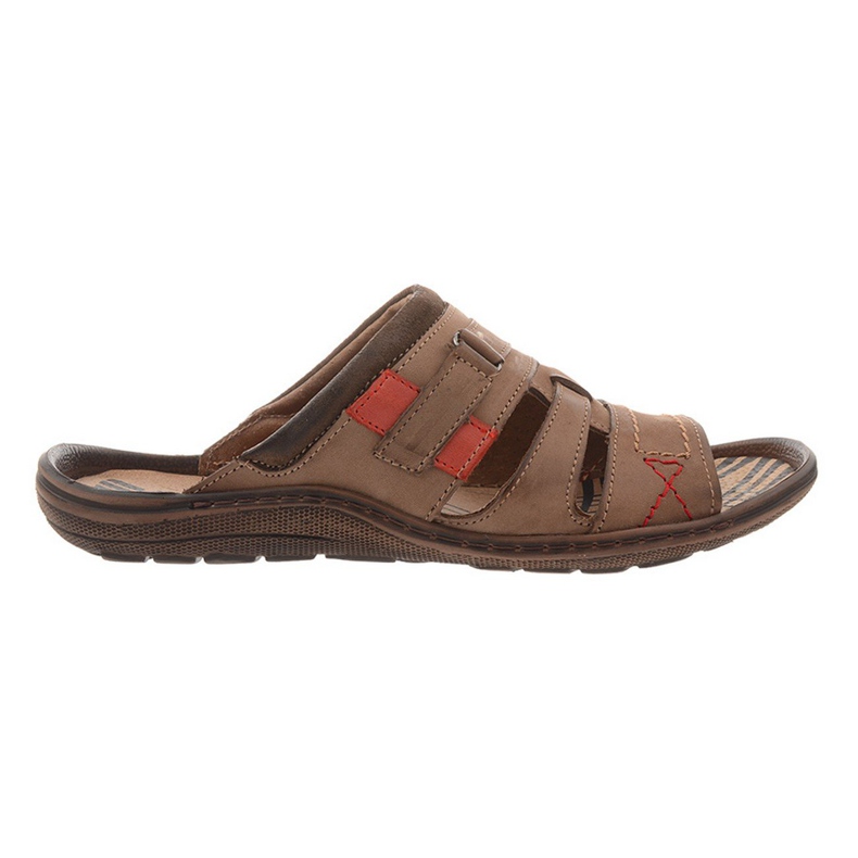 324 brown men's slippers