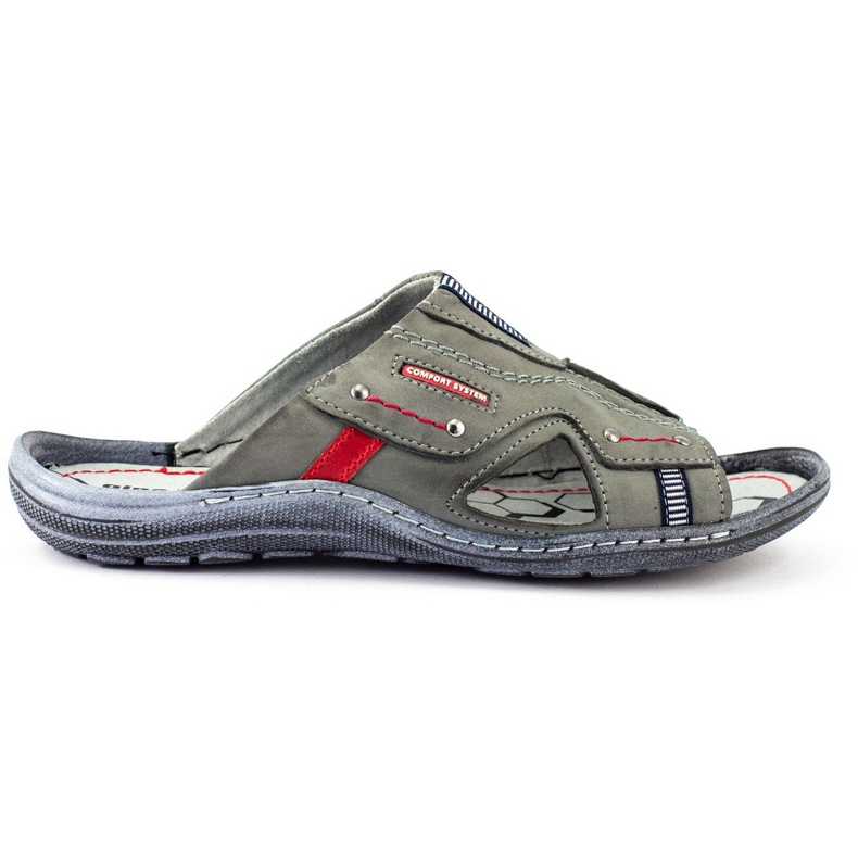 Men's 334GT gray slippers grey