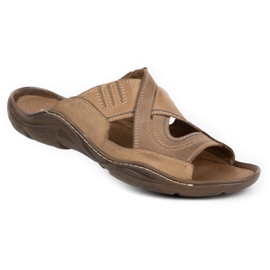 Mario Pala Men's brown slippers 400 Mario Pala Men's brown slippers 400
