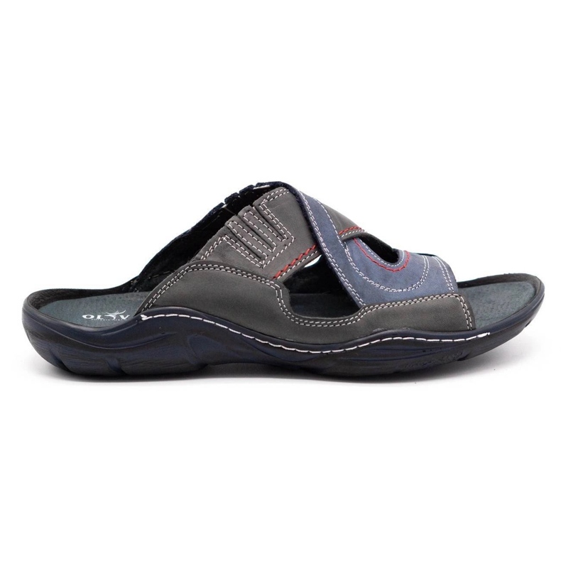 Mario Pala Men's slippers 400 navy blue Mario Pala Men's slippers 400 navy blue