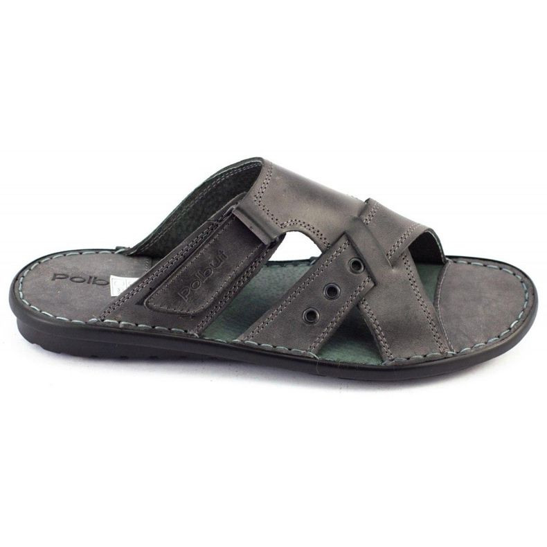 Polbut Gray SA05 men's slippers grey