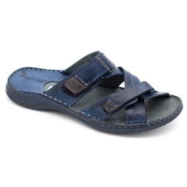 Polbut Men's SA06 navy blue slippers Polbut Men's SA06 navy blue slippers