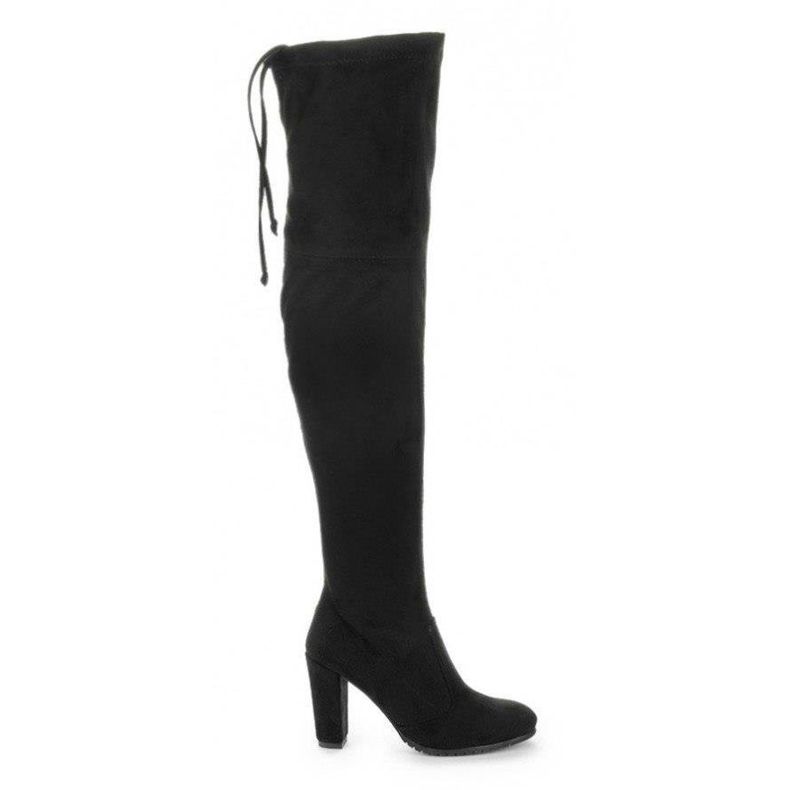 Saway Black boots for women on the post KM229