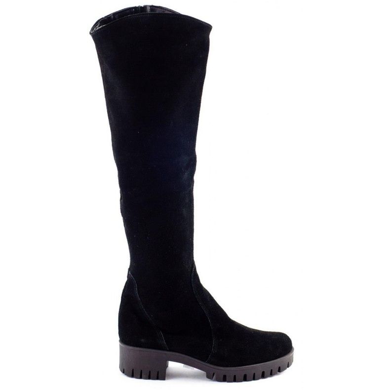 Olivier Black T-boots for women with high heels