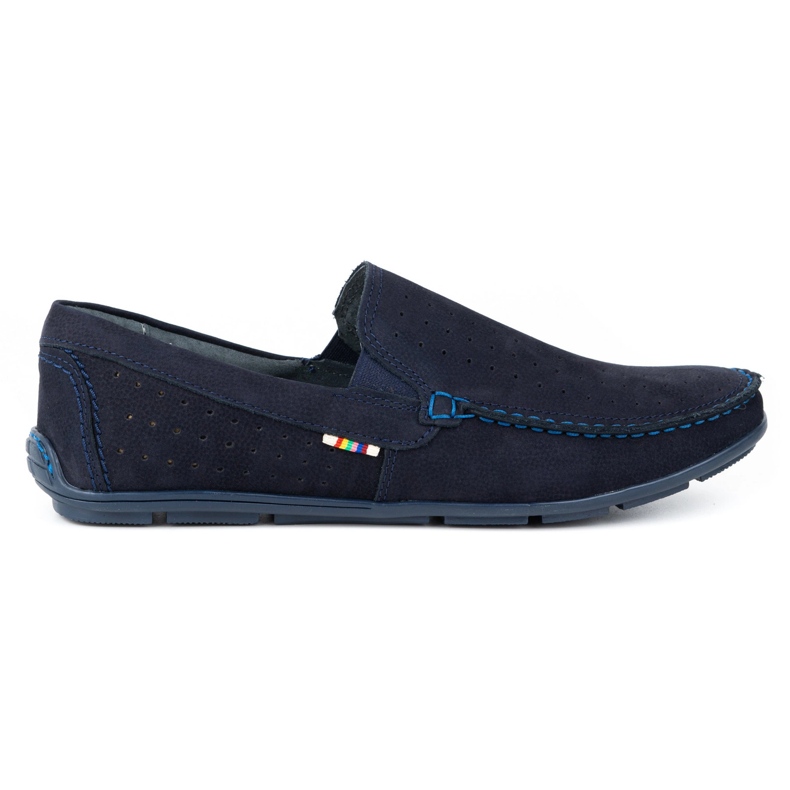KOMODO Men's loafers 890 navy blue KOMODO Men's loafers 890 navy blue