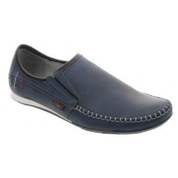 Lemar Men's navy blue loafers 911 Lemar Men's navy blue loafers 911