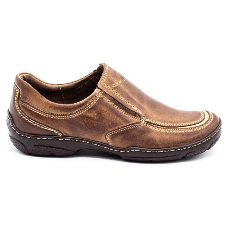 Joker Men's leather loafers 213 brown Joker Men's leather loafers 213 brown