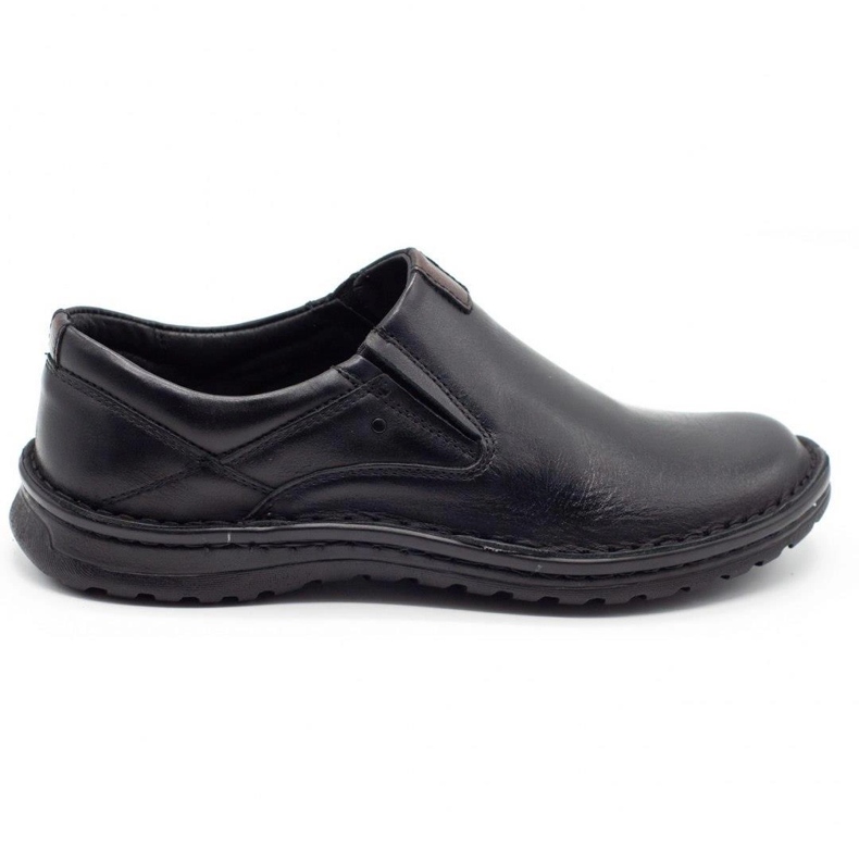 Joker Black men's leather loafers 382