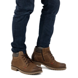 ABIS Warm men's shoes 197 brown ABIS Warm men's shoes 197 brown
