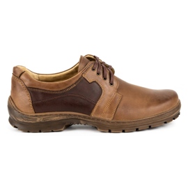 Polbut Casual men's shoes K19 brown Polbut Casual men's shoes K19 brown