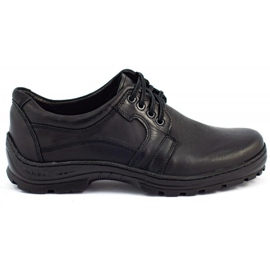 Polbut Black casual men's shoes K19 Polbut Black casual men's shoes K19