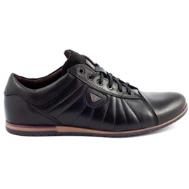 Lemar Men's leather shoes 1615 black Lemar Men's leather shoes 1615 black