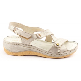 Dolce Pietro 2014 women's golden sandals