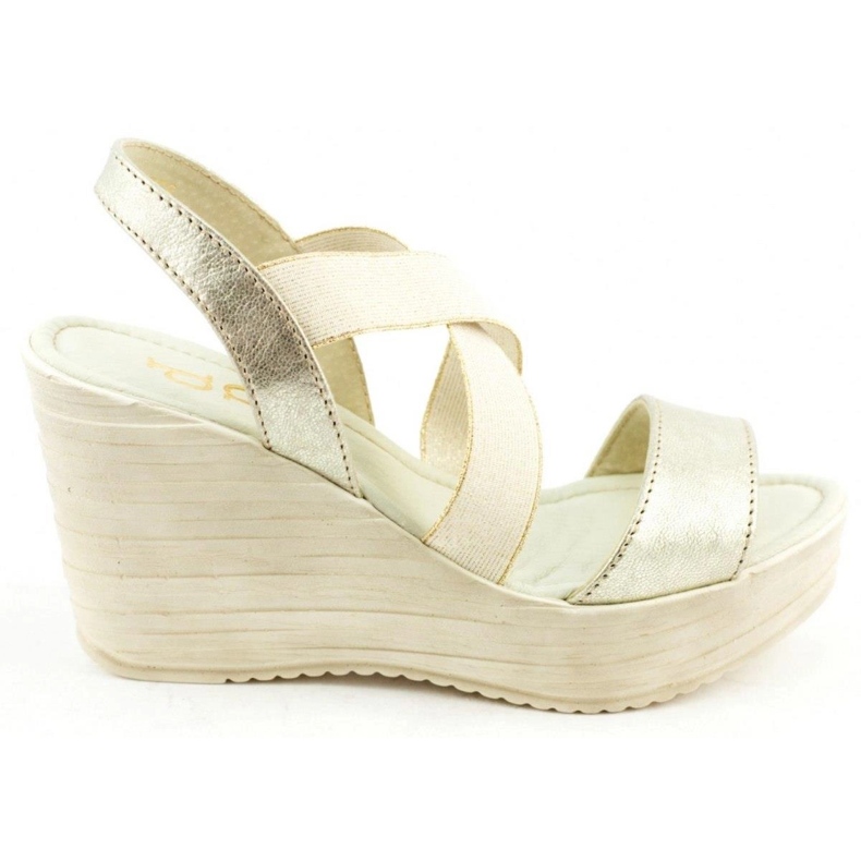 Dolce Pietro Wedge sandals 2048 gold golden