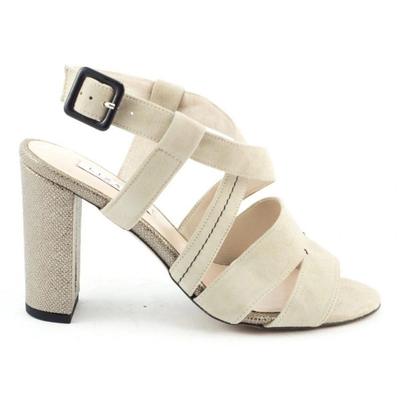 Lizard Sandals on the post 04697 beige