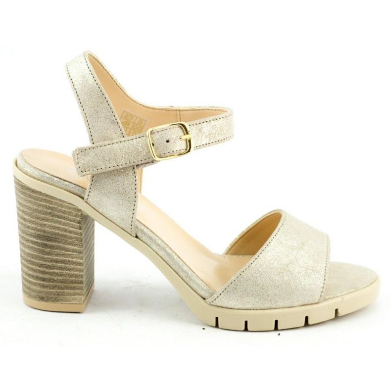 Mariettas Sandals on the post 2713702 gold beige golden