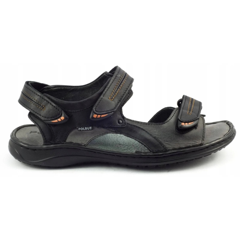 Polbut Black SA04 sandals