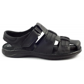 Polbut Black SA07 sandals
