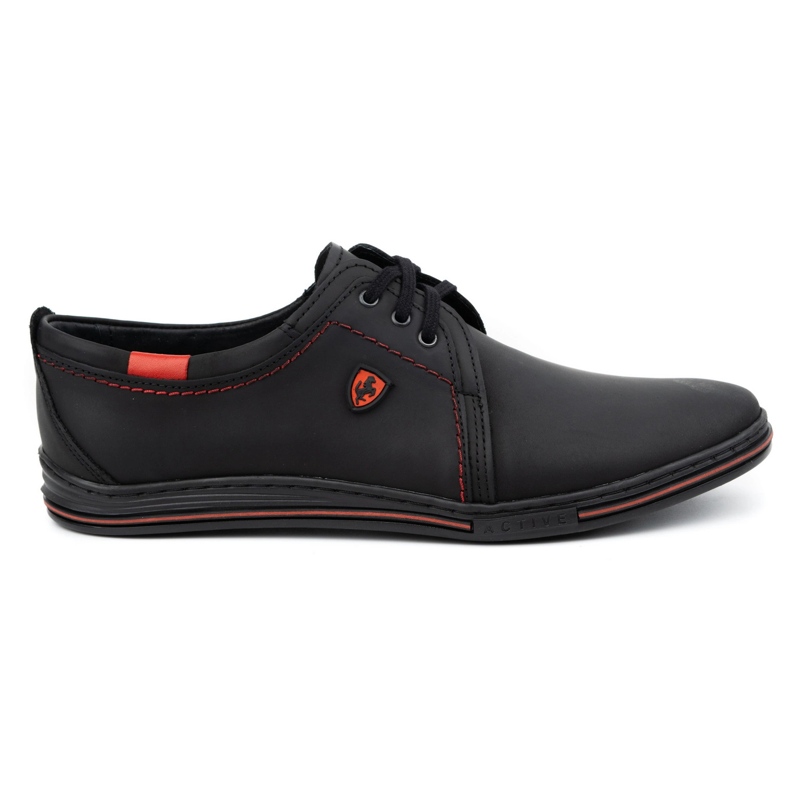 Polbut Leather shoes for men 343 black
