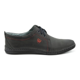 Polbut Leather shoes for men 343 gray grey Polbut Leather shoes for men 343 gray grey