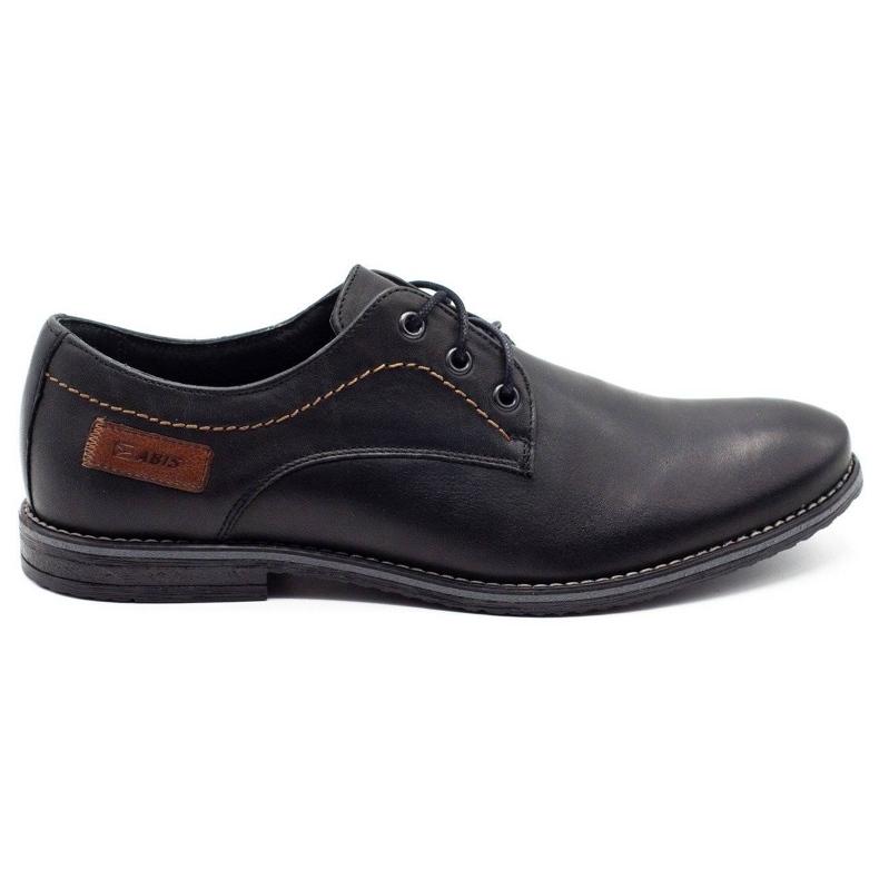 ABIS Leather men's shoes 4149 black grain