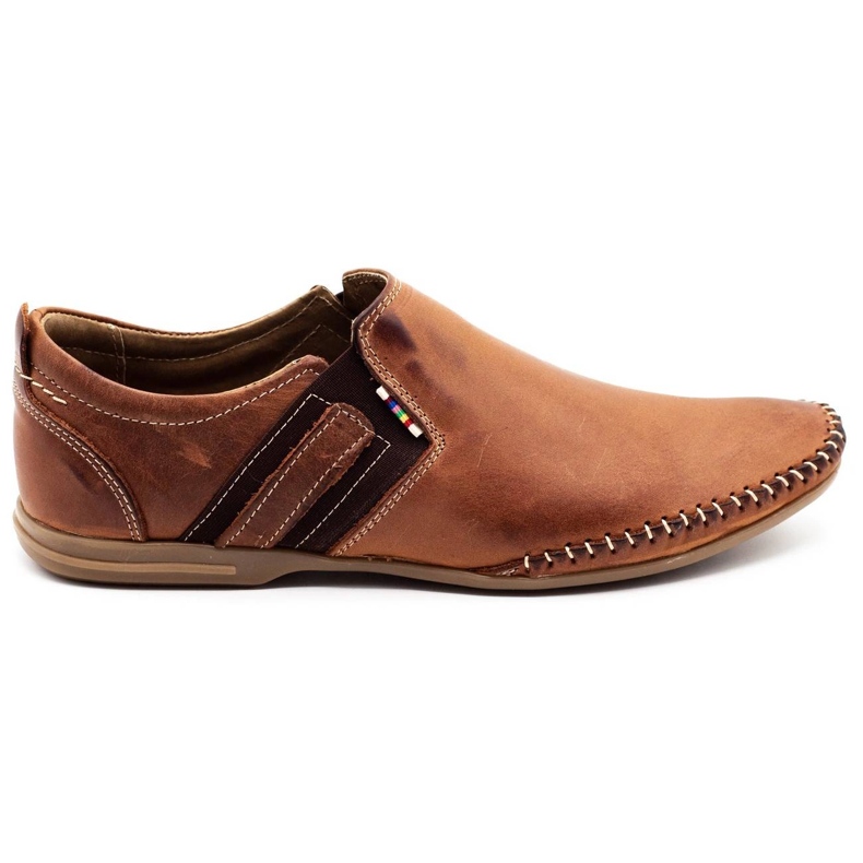KOMODO Leather men's shoes 711 brown